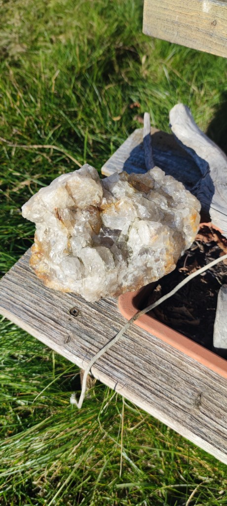Aglomerado de Cristal de Quartzo